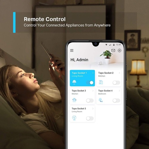 TP-Link Mini Smart WLAN Tapo P100 Steckdose Smart Plug WLAN Steckdose (4er Pack) - Bild 5 von 8