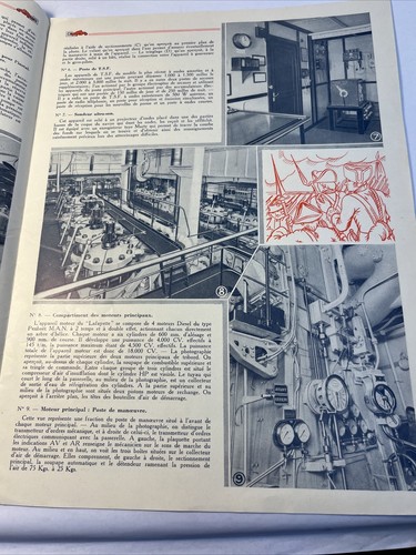 1931 Le “Lafayette” Ship V.O.C Revue Magazine (French) Extremely Rare - Picture 5 of 18