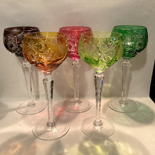 5 Nachtmann Traube Cut to Clear Crystal 8 1/4...