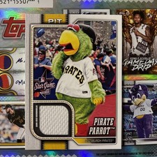 2026 Topps Series 1 Celebration Pittsburgh Pirates Parrot Mascot Relic #MAS-PIR