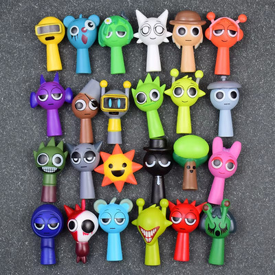 Cartoon Character Figure Set 24pcs Mini Model Toy Collectible Gift