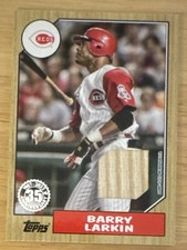 Barry Larkin 2022 Topps All-Stars 1987 Game Used Relic Card #87r-bl (8214)