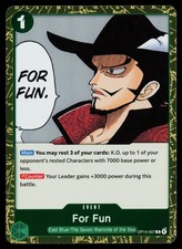 For Fun OP14-037 Rare The Azure Sea's Seven One Piece Near Mint