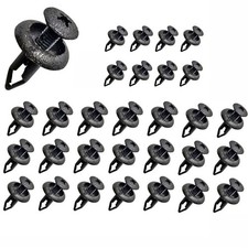 6mm Push Type Fastener Clips 50pcs Car Truck Bumper Fender Trim Retainer Rivets 6mm Push Type Fastener Clips 50pcs Car Truck Bumper Fender Trim Retainer Rivets