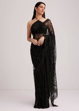 SAREE BLOUSE INDIAN NEW SARI PAKISTANI WEDDING DESIGNER BOLLYWOOD PARTY WEAR