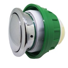 Dudley Vantage 73.5mm Single Flush Chrome Plated Push Button Air Operated 