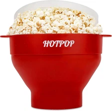 The Original  Silicone Popcorn Maker - Microwave Popcorn Popper - Collapsible Bo
