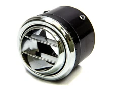 Vintage Air Heating / Cooling Louver Chrome Double Vane In Dash Round 490535