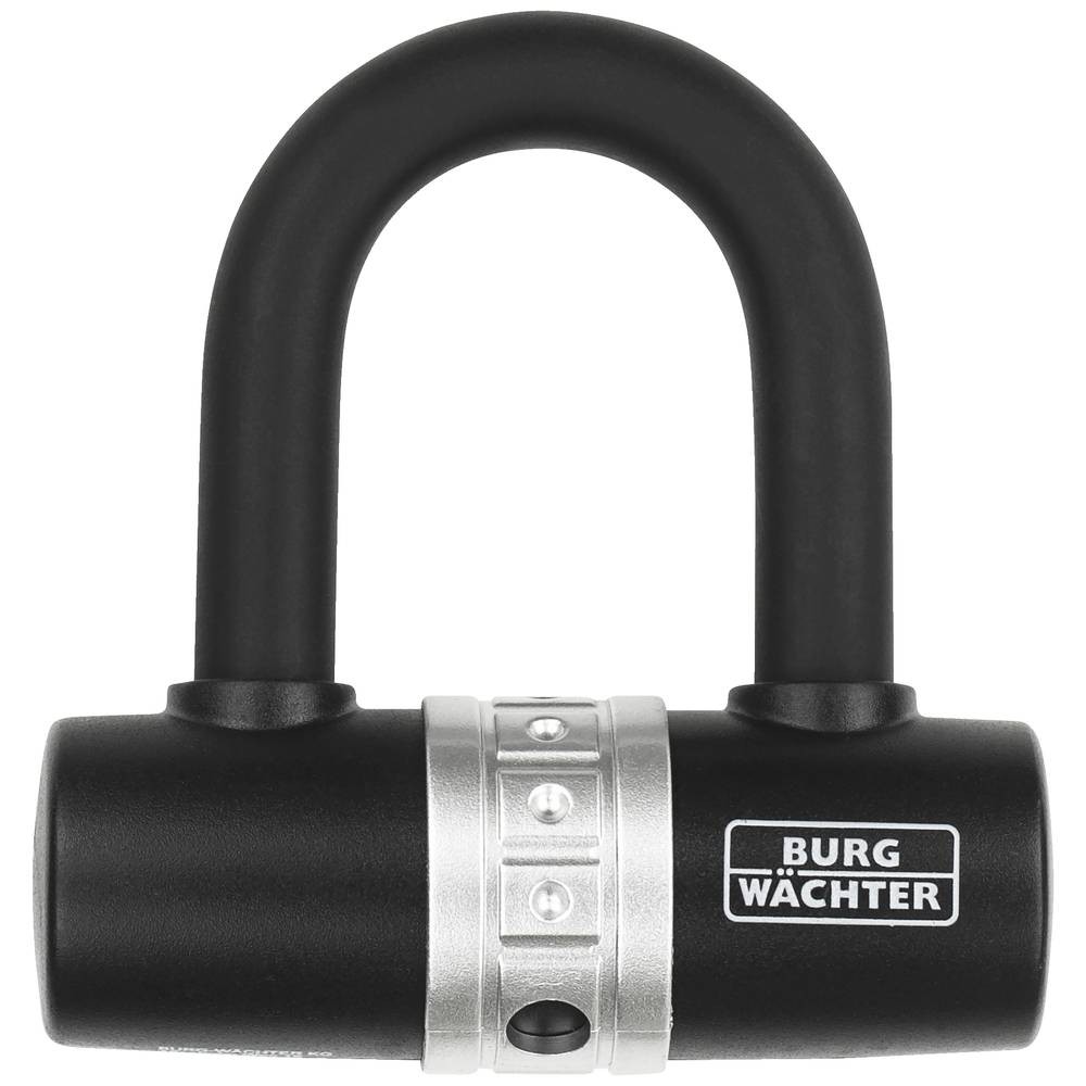 Antivol en U Burg Wächter 1480 HB 100/55 SB noir en acier cimenté pour vélo