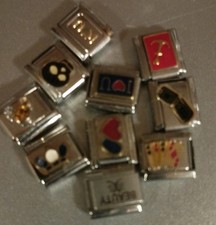 Nomination Charm Edelstahl, 10 Stück Module Nr. 1