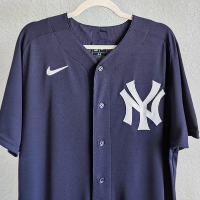 Nike Authentic New York Yankees Blank Elite On-Field Navy Blue