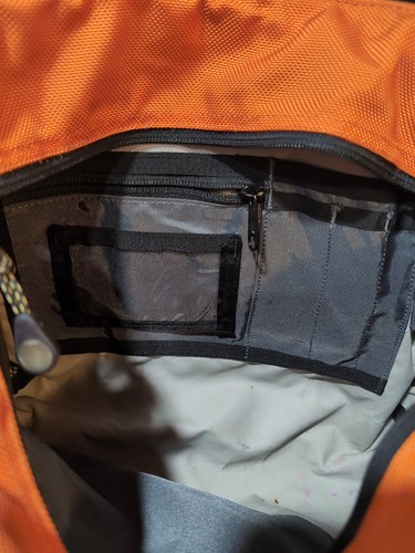 Timbuk2 Cargo Tote Medium Travel Bag Orange Crossbody Top Handle - Picture 14 of 17