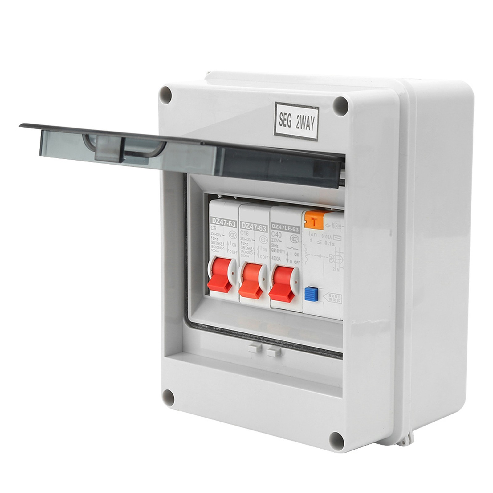 New 2 Way Garage Caravan Consumer Unit 40A 30mA RCD 2MCB 6a16A