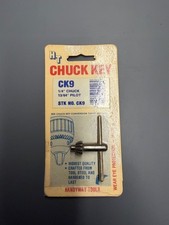 Hardway Tools Chuck Key (NOS) CK 9 - 1/4 Chuck, 13/64 Pilot, Made in USA - (c)
