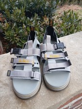 Sandales homme Dr.Martens Tract Pearson cuir naturel gris moyen taille 11