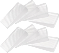 8 StüCk TüRstopper Gummi TüRkeil Rutschfest HöHenverstellbar Fensterstopper Keil