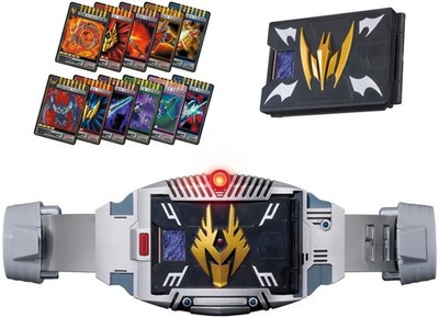 Kamen Rider Ryuki DX V Buckle Transformation Belt with 11 Cards, Sound Effect