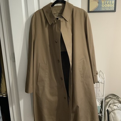 Vintage Misty Harbor Trench Coat Mens 40 Retro Button Front MUST HAVE!