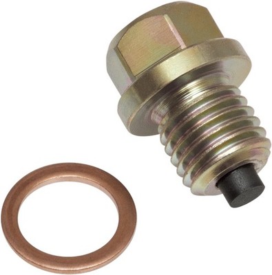 Show Chrome Magnetic Oil Drain Plug Zinc #5-302 for Kawasaki/Yamaha/Honda