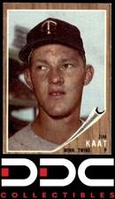 1962 Topps #21 Jim Kaat Minnesota Twins (crease) Very Good