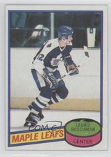 1980-81 Topps Scratched Laurie Boschman #179 1s7