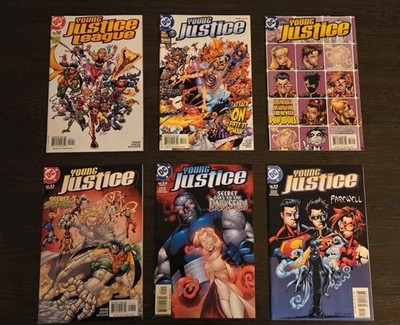 DC Young Justice #50 55  Young Justice League #50 & Final Issue #55   VF