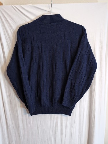 Vintage Pullover Damen L Blau Herzmotiv Made In USA - Bild 5 von 5