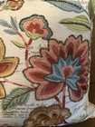 Pier 1 Imports Beaded Embroidered Flower Spring Throw Pillow Square 16x16 — photo 2