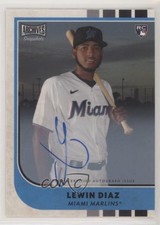 2021 Topps Archives Snapshots Auto Lewin Diaz #37 Auto 0m4q