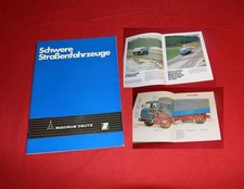 Prospekt Magirus Deutz Schwere Straßenfahrzeuge , LKW Fernverkehr Iveco