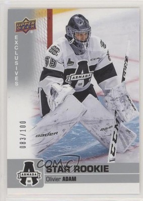 2019-20 Upper Deck CHL Star Rookie SP Exclusives 83/100 Olivier Adam #345 0l4c