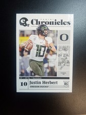 2020 Panini Chronicles Draft Picks Justin Herbert #5 Black