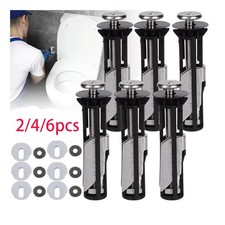2/4/6PCS Heavy Duty Toilet Seat Fastener Bolt kit Universal Toilet Seat Bolt Kit