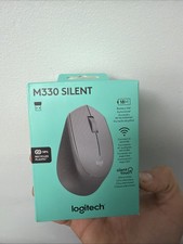 Logitech M330 SILENT Wireless Optical Mouse with USB Nano Receiver - Black