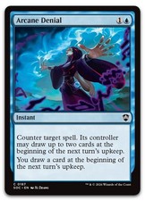 Arcane Denial #187 (NM) Commander: Secrets of Strixhaven SOC Magic MTG