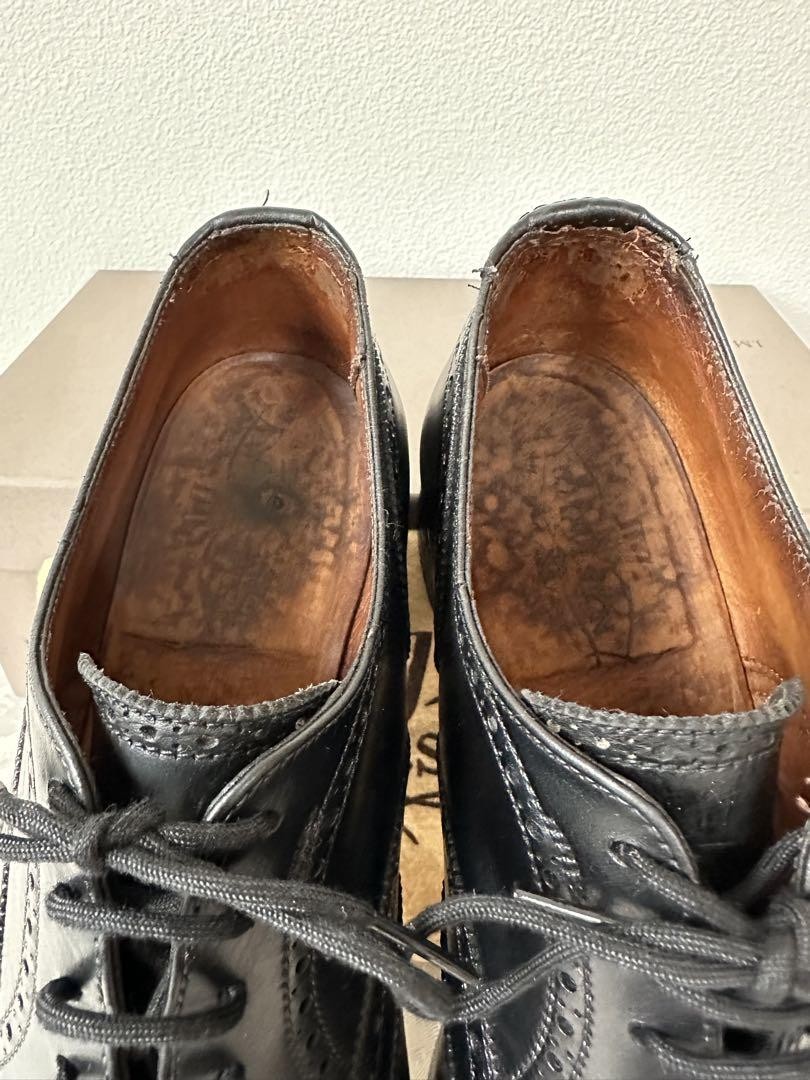 靴 vintage old j.m weston 376 full brogue J.M. WESTON 376 Brown Suede Leather Wingtip Oxford Shoes