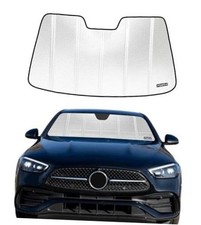 Windshield Sun Shade for 2015-2021 2015-2021 C-Class Sedan Shiny Silver