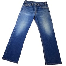 Vtg Levis 40509-0215 Jeans Mens 32/28 Orange Tab Blue Denim USA 80s. VERY GOOD.