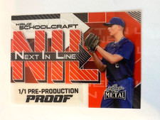 Kruz Schoolcraft - 2025 Leaf Metal - Next In Line Pre Prod. Proof 1/1 - Padres