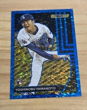 2024 Topps Update Yoshinobu Yamamoto Black Gold RC Blue Rookie #BG-13 Dodgers