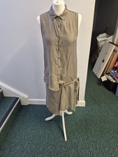 Diesel Black Gold Taupe Dress Size UK 14 CHARITY SALE