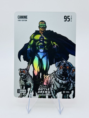 2026 Bo Jackson Battle Arena Canine Kenneth Walker lll Blizzard Battlefoil Steel