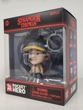 3D Figure Pocket Hero Key Chain - Stranger Things 3" SD Chibi Dustin