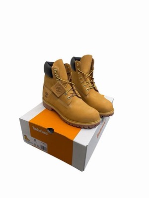 NEW Timberland 6  Boot Wheat Nubuck Premium TB010061-713 Free SHIP MEN SZ 8.5