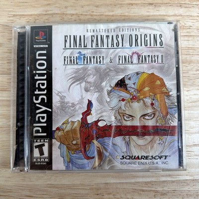 Final Fantasy Origins (PlayStation 1 PS1, 2003)  Black Label CIB Complete 