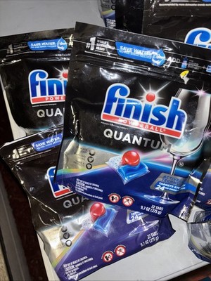 Finish - Quantum - 22ct - Dishwasher Detergent - Powerball - Lot Of 3