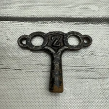 Vintage Z Marking Cast Iron Winding Clock Key Furnace/Radiator/Etc. Tool Part