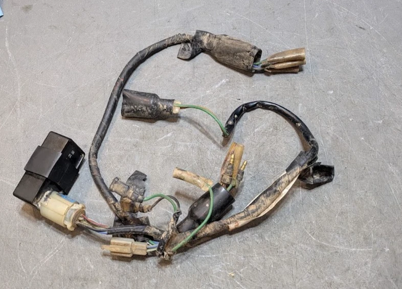 Honda XR200R XR250R Wire Harness Main Wiring Loom & CDI 1984