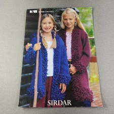 Sirdar 2034 Super Chunky Coats Knitting Pattern NOVA Leaflet