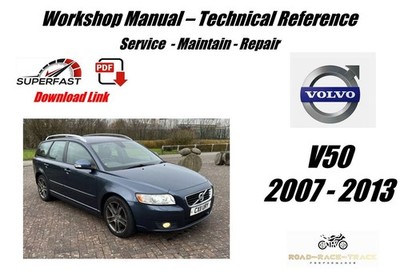 Volvo V50 Service Reparatur Werkstatthandbuch 2007 - 2013